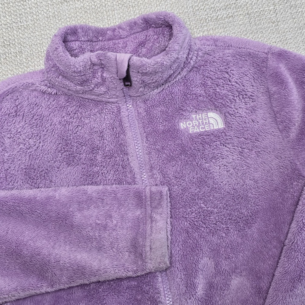 The North Face Girls' Purple Fleece Jacket Large